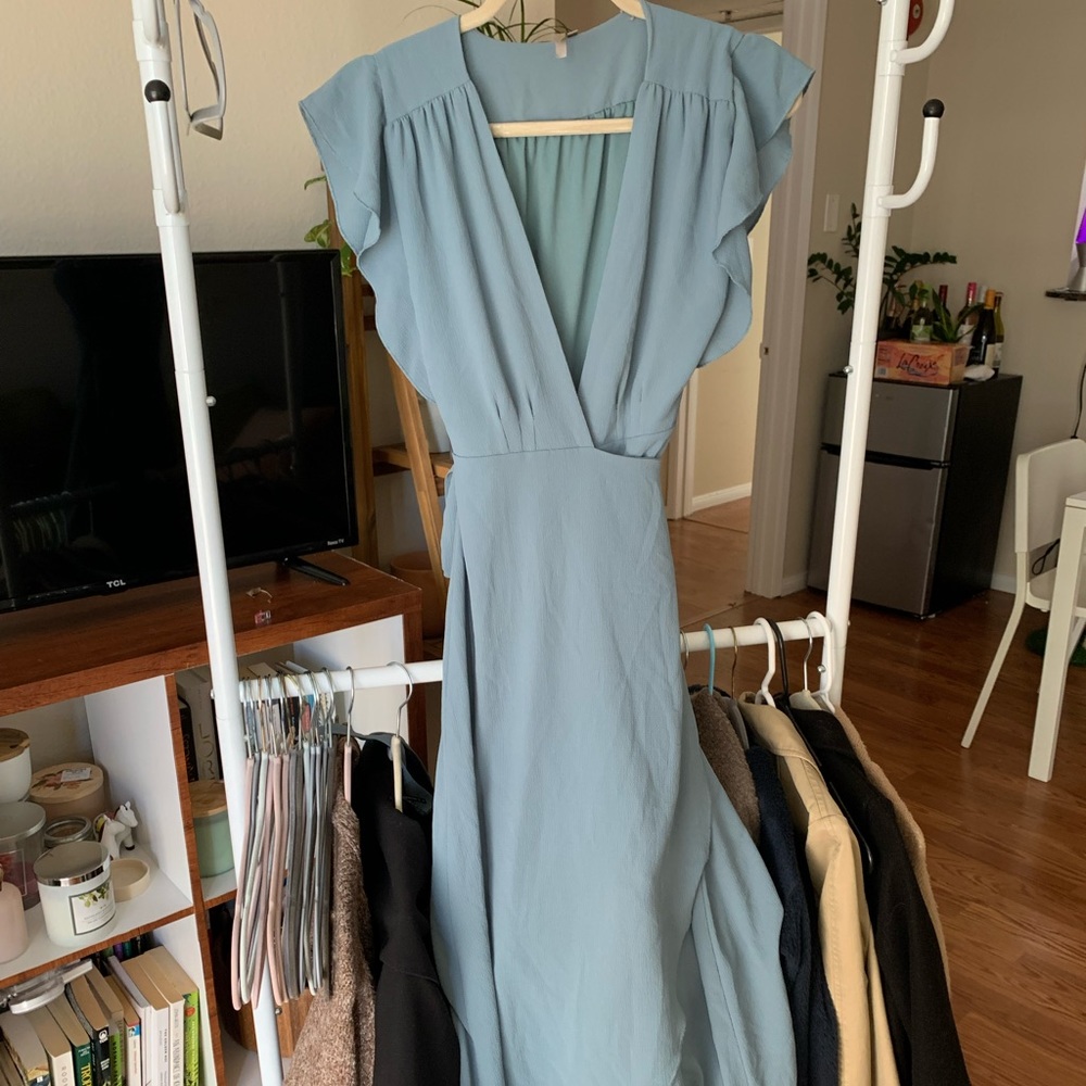 Wrap maxi dress